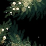 Zakelijke kerstkaart met logo en bedankt Achterkant