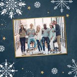Zakelijke kerstkaart sneeuwvlokjes hip 2027 2