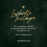 Zakelijke kerstkaart sprankelend liefdevolle feestdagen  3