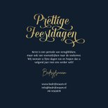 Zakelijke kerstkaart sterren goud prettige feestdagen 3