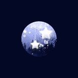 Zakelijke kerstkaart vallende sterren wens Achterkant