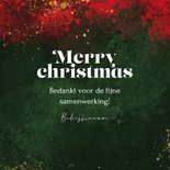 Zakelijke kerstkaart wereldbol verf abstract modern sterren 3