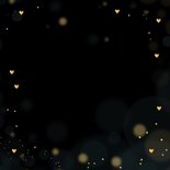 Zakelijke kerstkaart zwart Fijne Feestdagen goudlook 2