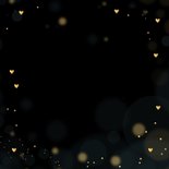 Zakelijke kerstkaart zwart Fijne Feestdagen goudlook 2