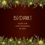 Zakelijke kersttakken met sterren 2