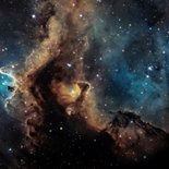 Zakelijke nieuwjaarskaart 2027 goud galaxy sterren goud 2