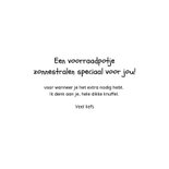 Zomaar een voorraadpotje vol zonnestralen kaart 3