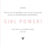 Zomaar kaart girl power 3