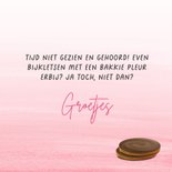 Zomaar-kaart met Rotterdamse uitdrukking 'Bakkie pleur?' 3