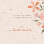 Zomaarkaart met aquarel bloemen  3