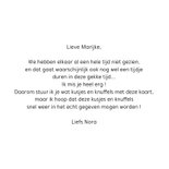 Zomaarkaart - Omdat ik zelf niet door de brievenbus pas 3