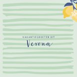 Zonnige vakantiekaart vanuit Italië met illustraties 2
