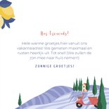 Zonnige vakantiekaart vanuit Italië met illustraties 3