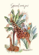 Dieren giraffes jungle