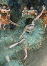 Edgar Degas. Danseres in het groen