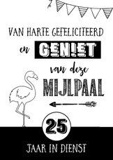 Felicitatie Jubileum 25 jaar in dienst