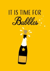 Felicitatiekaart, It is time for Bubbles