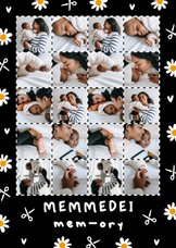 Friese moederdagkaart memmedei mem-ory