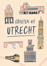 Groeten uit Utrecht gebouwen