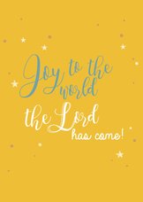 Kerstkaarten christelijk joy to the world