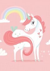 Kinderkaart unicorn magic