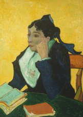 Kunstkaart van Vincent van Gogh. l'Arlesienne