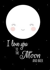 Liefdeskaart To the Moon