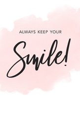 Make-A-Wish zomaar kaart always keep your smile
