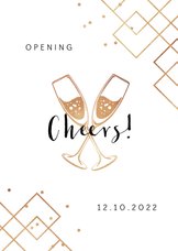 Opening cheers champagne