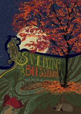 Seizoenskaart - Samhain- Halloween kaart voor pagans