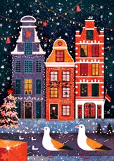 Sfeervol Kerst in Amsterdam kaart