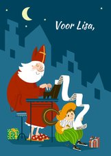 Sinterklaaskaart - IR