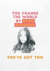 Succeskaart  - You've Got This Yoko Ono
