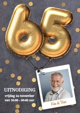 Uitnodiging verjaardag 65 jaar