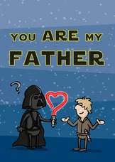 Vaderdag kaart 'you are my father'