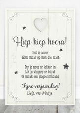 Verjaardag tekstbord CliniClowns