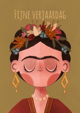 Verjaardagskaart Frida Kahlo