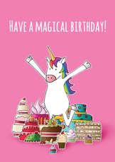 Verjaardagskaarten have a magical birthday