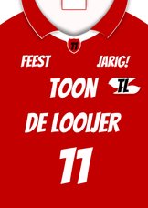 Voetbalshirt zelf invullen i