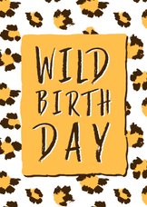 Wild Birthday panterprint
