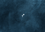 Communiekaartje blauw stijlvol kruisje holografisch folie Achterkant