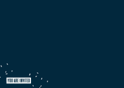 Ticket uitnodiging communie feestje foto stoer goud Achterkant