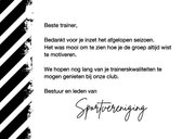 Bedankkaart bedankt trainer 3