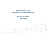 Bedankkaart folie ballon letters collega 3