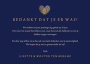 Bedankkaart huwelijk met vingerafdrukken - two became one 3