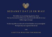 Bedankkaart huwelijk met vingerafdrukken - two became one 3