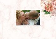 Bedankkaart trouwen hortensiabloemen 2