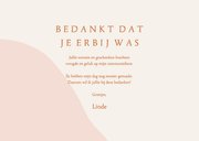 Bedankkaartje communie abstracte vormen bogen en sterretjes 3