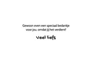 Bedankkaartjes - Een speciaal bedankje voor jou 3