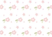 Bedankt / groen met bloemen 2